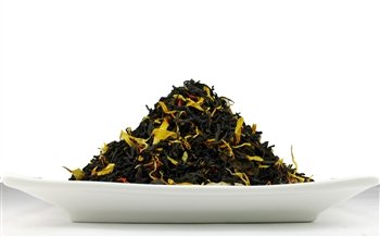Pomegranate Vanilla Lemur Tea, Natural flavoured black tea with essence of Vanilla and Pomegranate– 4 OZ Bag