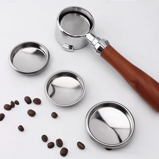 Coffee Machine Accessories, 54mm Backflush Insert Metal Backflush Insert Coffee Machine Stainless Steel Backflush Insert Metal Blind Filter for Sage8 Series