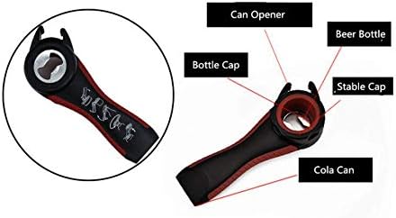 2 pcs 5 In 1 Multi Function Multi-function Can Jar Bottle Open/Tighten Bottle Jar Can Opener for Small Hands, Seniors or Anyone Who Suffers from Arthritis Good Kitchen Tool (black/white)