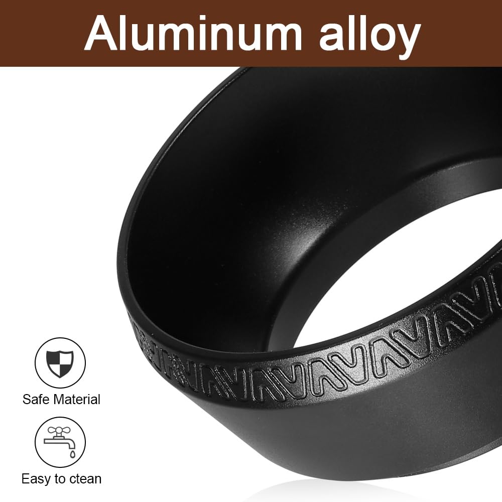 Magnetic Dosing Funnel, 58mm Espresso Dosing Funnel Aluminous Alloy Compatible with Breville 58mm Bottomless Portafilter
