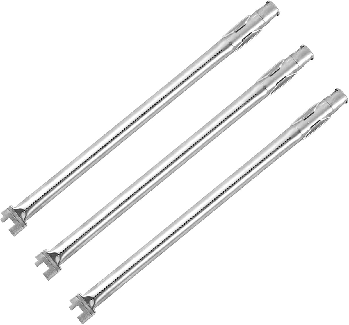 Flavorizer Bars Heat Deflector Burner Tube Set Kit for Weber Series E310 E320 E330 EP310 EP320 EP330 with Front Control Knob 7620-7622-62752, Porcelain Steel Grill Replacement Parts