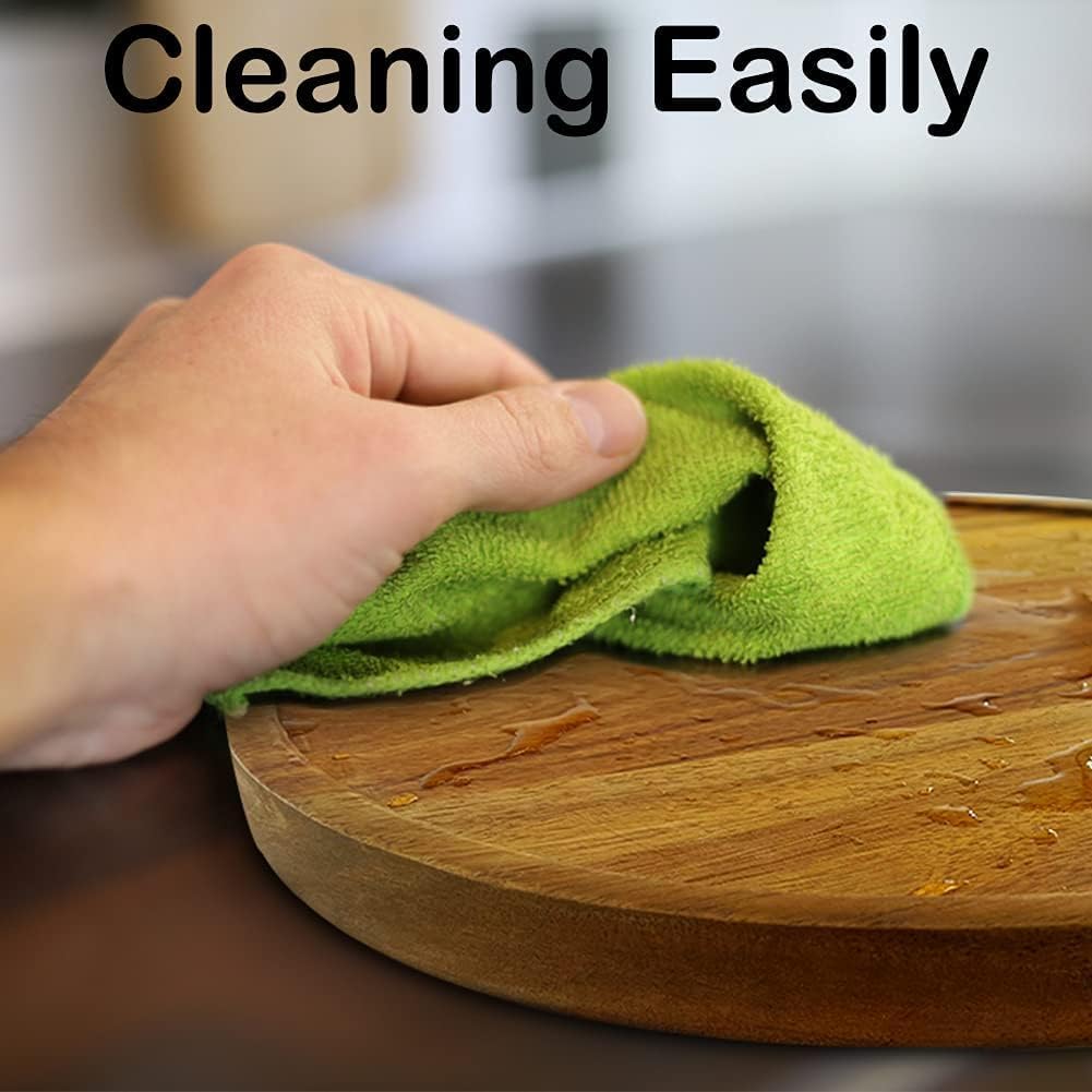 9" Acacia Wood Lazy Susan Organizer Kitchen Turntable for Cabinet Pantry Table Organization