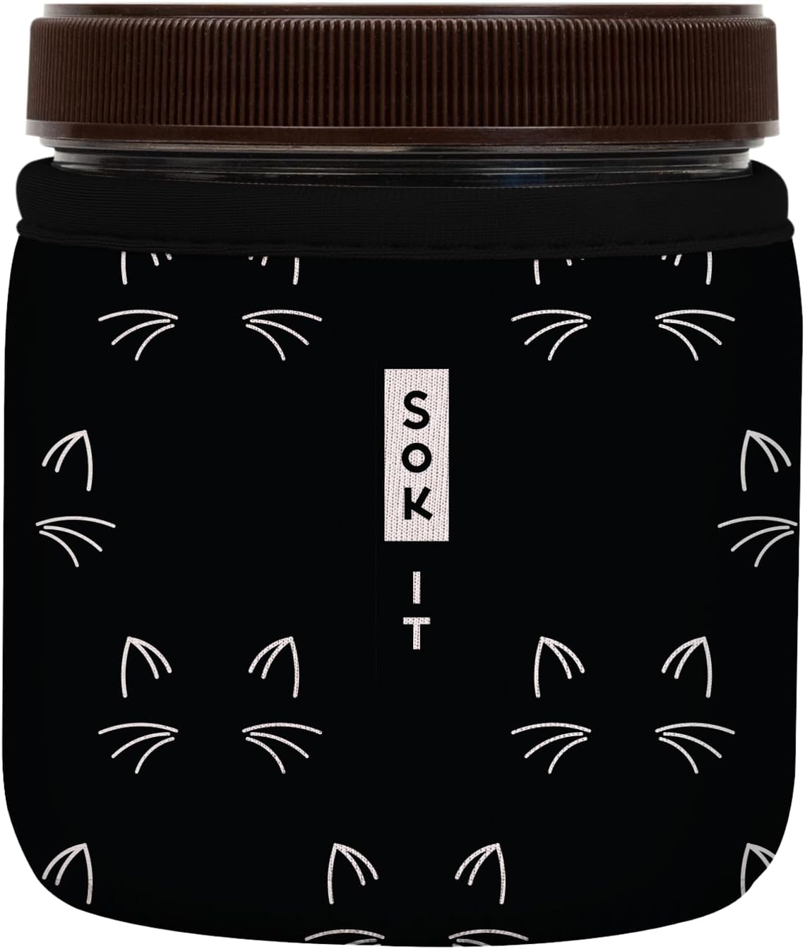 Sok It IceCreamSok Insulated Neoprene Cover (Mystical Meows, Straight Ice Cream Pints)