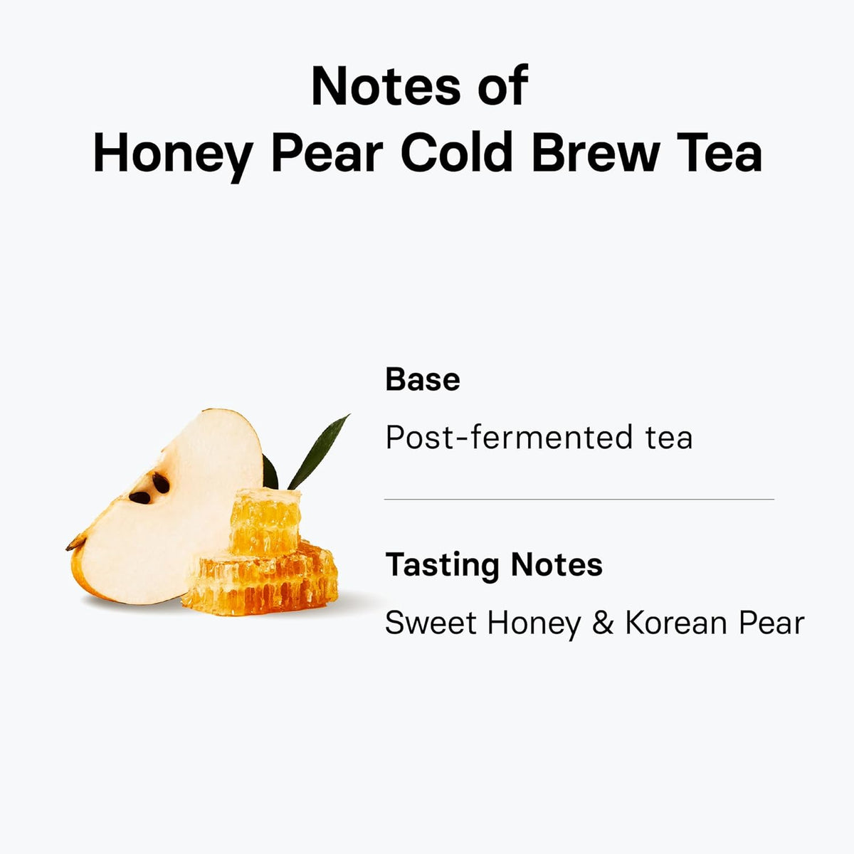 OSULLOC Honey Pear Cold Brew Tea, Korean Pear & Honey flavored iced tea (20ea, 1.76oz)