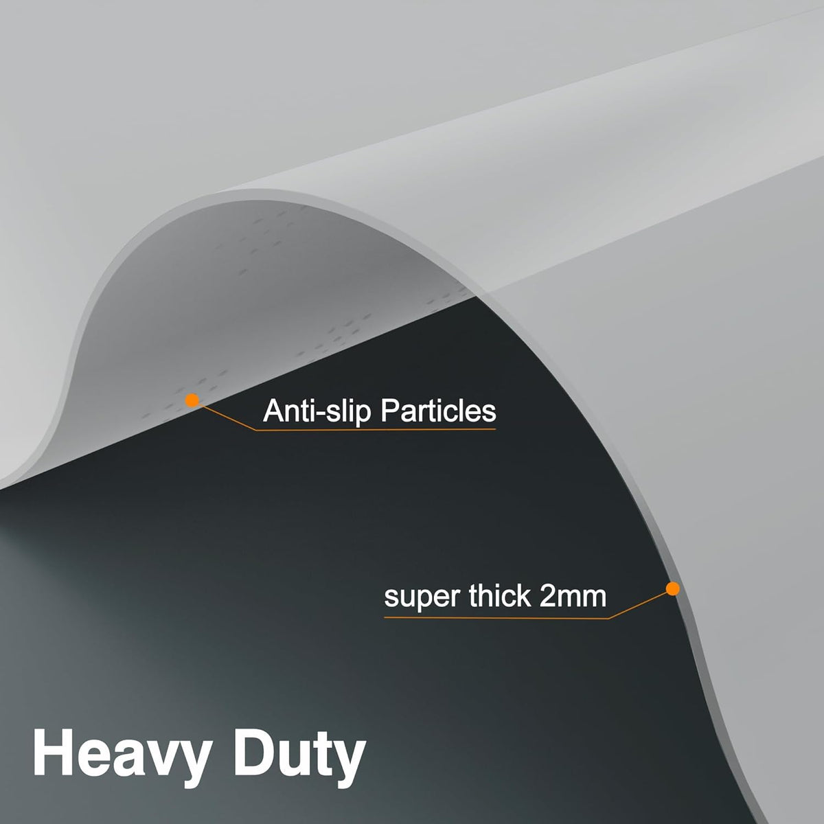 AECHY Silicone Mats for Kitchen Counter 47"x23.6"x0.08”, Largest Heat Resistant Mat Shipped Rolled Up Kitchen Island Silicone Countertop Protector Mat Nonslip Extra Large Counter Mat, Translucent