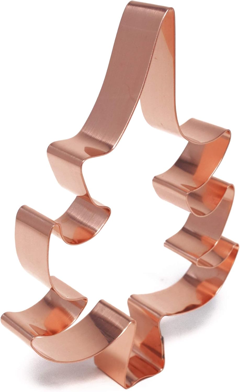 Whimsical Christmas Tree Cookie Cutter 5.5 Inch Handcrafted in USA by The Fussy Pup