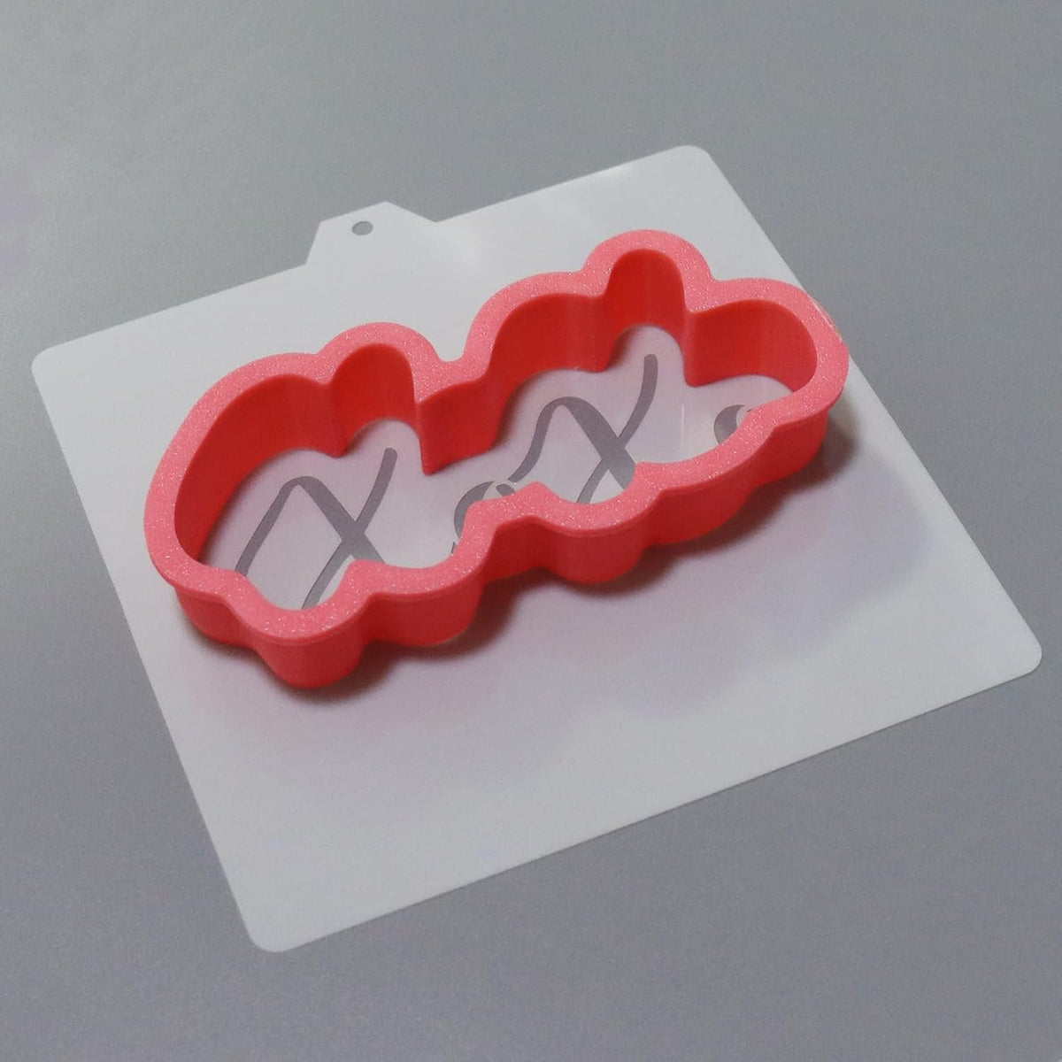 XOXO Cookie Cutter and Stencil SET Cutter and Stencil Set Bundle cookie stencil and cutter kit pyo cookie cutter cookie (XOXO)