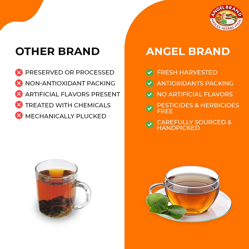 Angel Brand Allergy Relief Tea – Herbal Tea, 25 Tea Bags Pack of 3 – Tea for Allergy Care, Cough Relief &