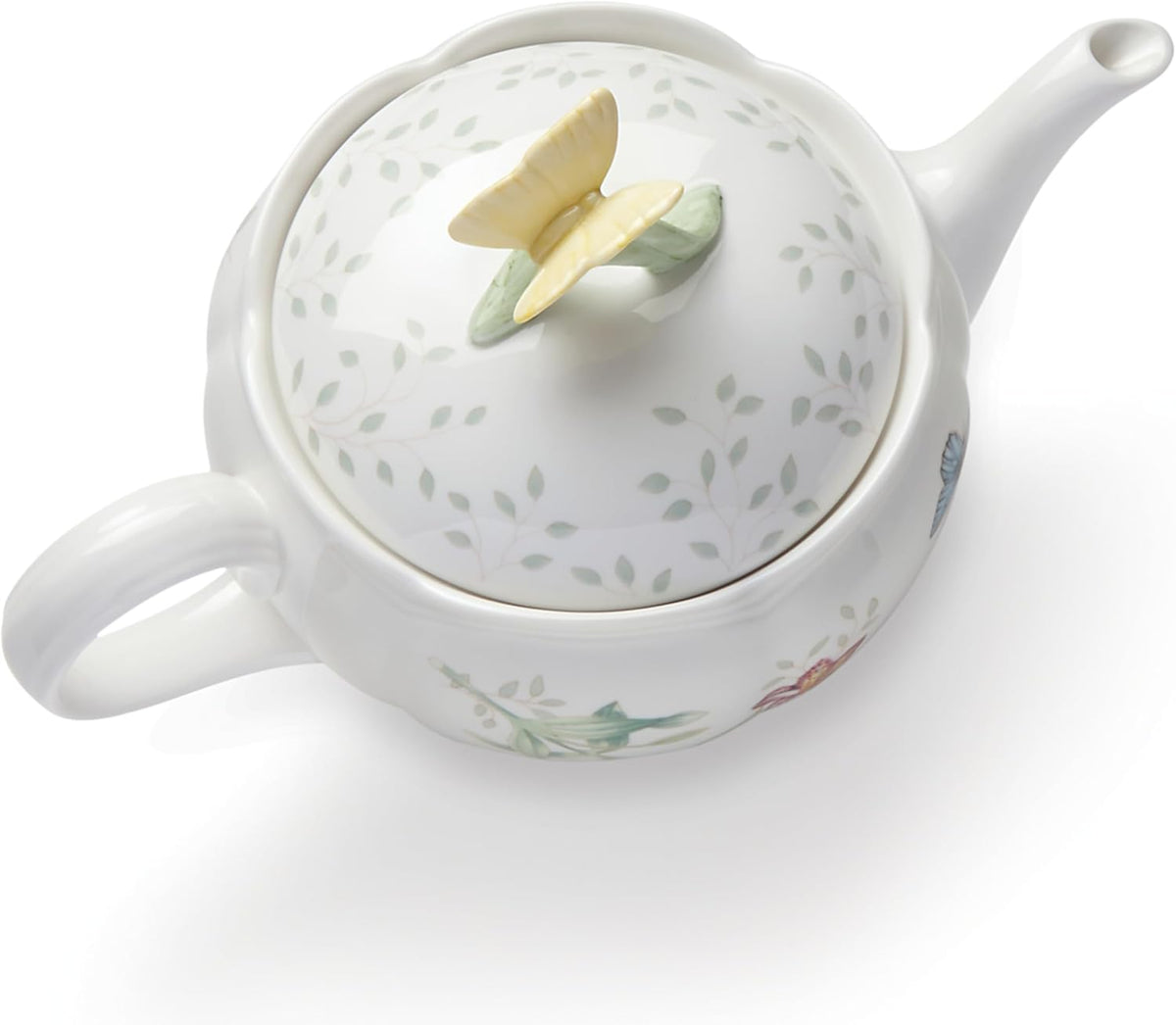 Lenox Butterfly Meadow Teapot, 2.8 LB, Multi