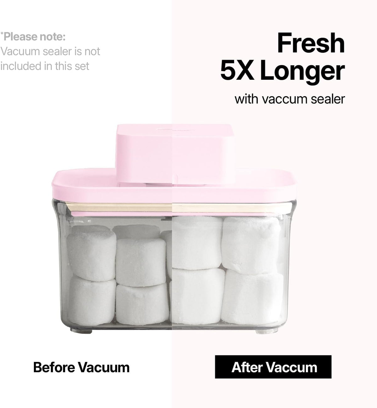 Premium Airtight Food Storage Containers ROSE 0.53qt(0.5L) x2pcs, Patented Double Silicone Lining, 100% Leak Proof, BPA-FREE
