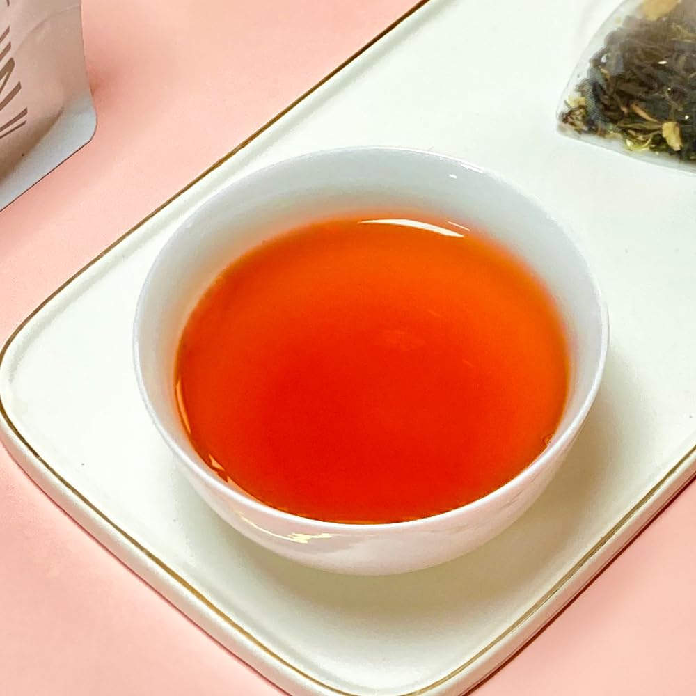 XIEJINJI Jasmine Black Tea - 40 Count, Special Blend Black Tea with Jasmine, Fragrant Floral Aroma, Eco-Conscious Tea Bags, 4.5 Oz
