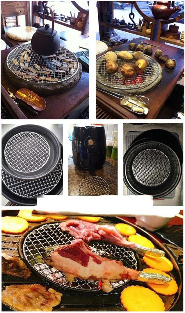 Versatile Round 304 Stainless Steel Cooling Rack Baking,Heat Resistant Rust Proof Sturdy Durable Dia 10.4"