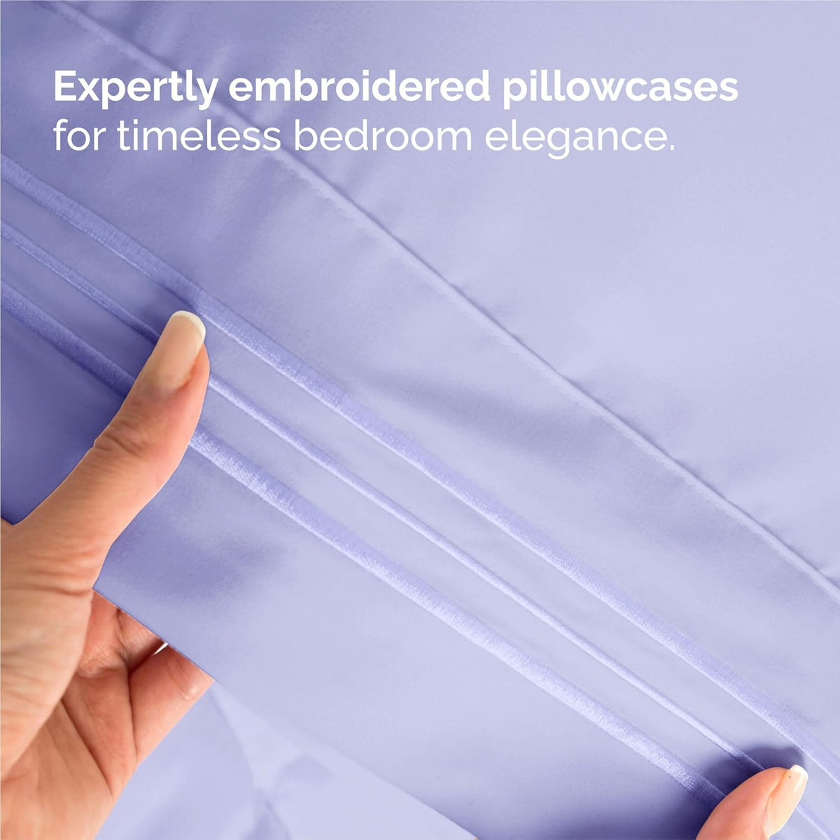 King Size 4 Piece Sheet Set - Comfy Breathable & Cooling Bed Sheets Set - Hotel Luxury Bedding for Women, Men, Kids, Teens, Boys & Girls - Deep Pockets, Ultra-Soft, Wrinkle Free - Oeko-Tex - Lavender