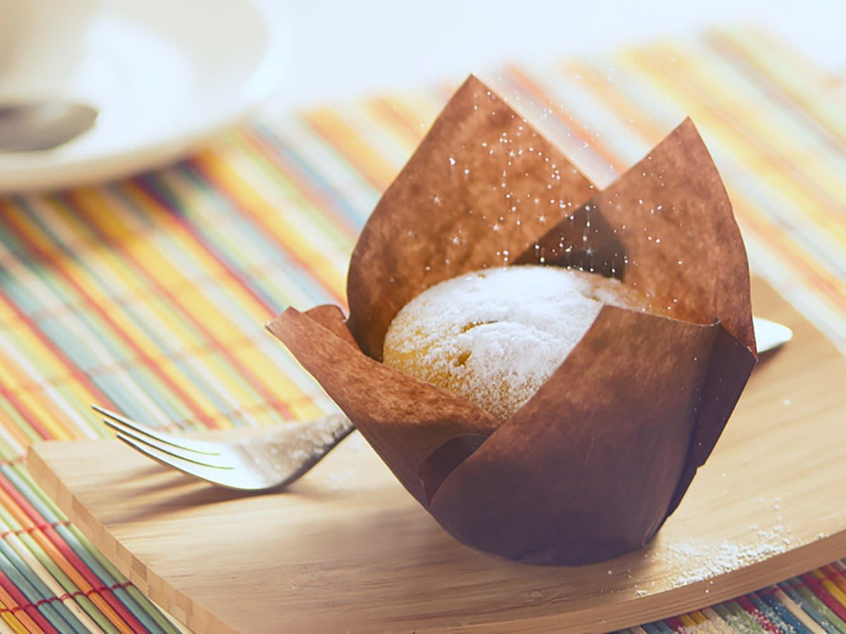 Gold Tulip Baking Cups, Mini Size, Pack of 250