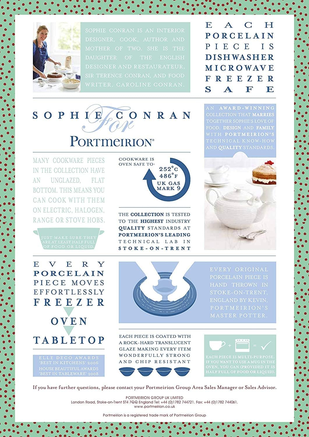 Portmeirion Sophie Conran White Round Pie Dish | 10.5 Inch Pie Pan for Baking Quiche, Pot Pies, and Tarts | Made from Fine Porcelain | Dishwasher and Microwave Safe