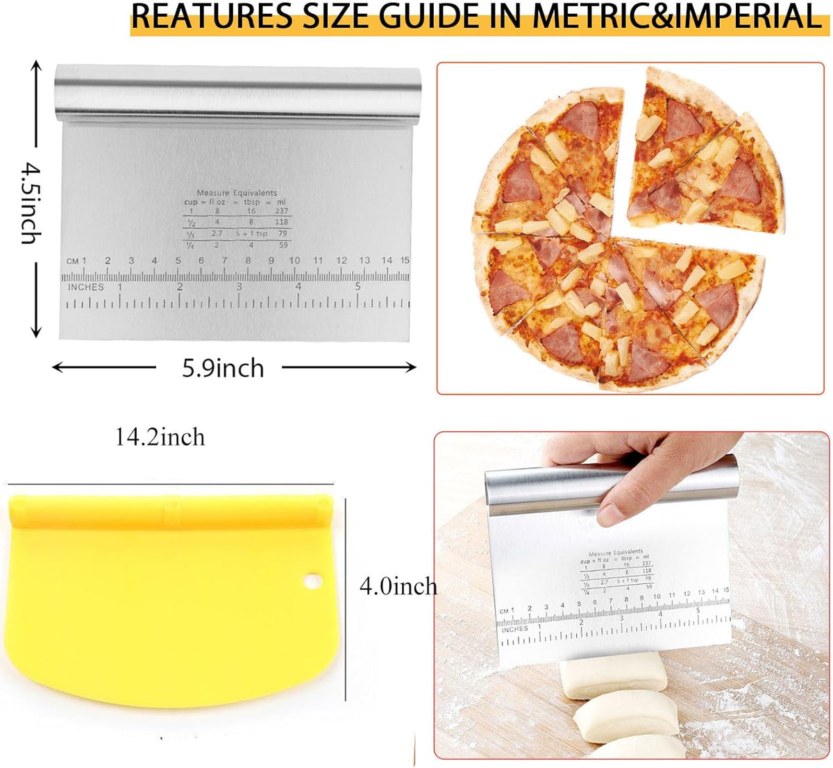 Adjustable Rolling Pin 19 Baking Tool Set and Silicone Baking Pastry Mat Set,Thickness Rings,Stainless Steel Dough Roller Rolling Pins for Baking Dough, Pizza, Pie, Pastrie(Red Mat)
