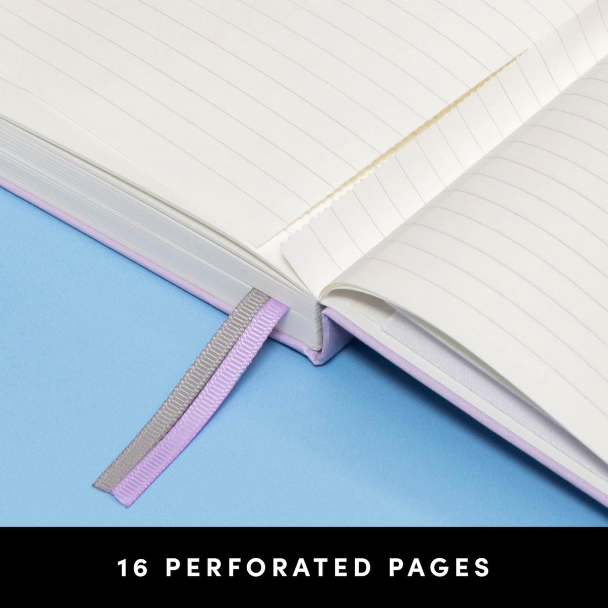 PAPERAGE Lined Journal Notebook, (Cognac), 252 Pages, Medium 5.6 in x 8 in - 100 GSM Thick Paper β Hardcover Journaling Notebook for Work, School & Note Taking