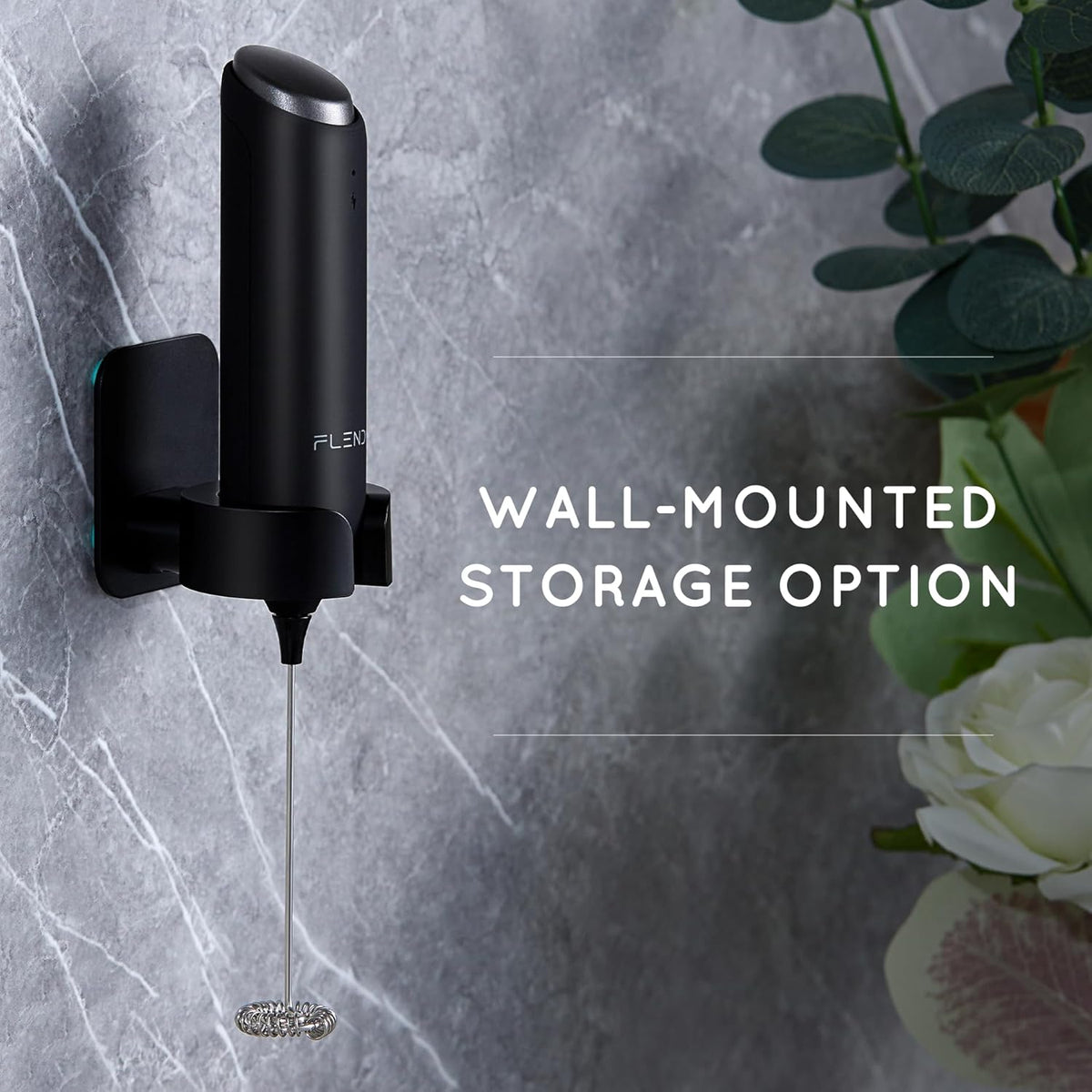 Rechargeable Milk Frother Handheld, Coffee Frother Handheld with USB-C Charging Stand, Electric Drink Mixer Handheld, Mini Electric Whisk Frother for Coffee, Matcha, etc