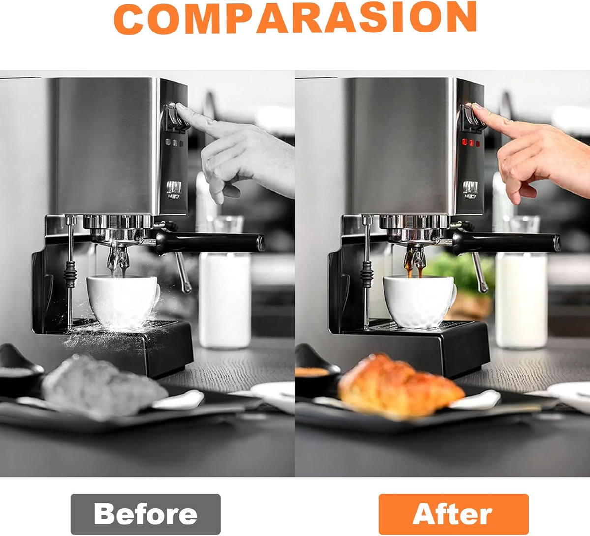 GA200IM Brass Tune Up Kit Compatible with Gaggia IMS Precision Screen, Stainless Shower Holder, Silicone Gasket fits Gaggia Coffee, Classic Coffee, Classic V1, Classic Pro V3, Carezza