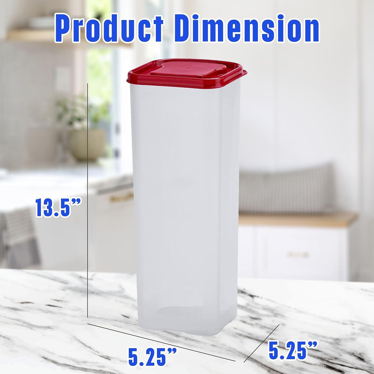 Buddeez Bread Buddy Bread Box – Keeps Bread Loaves Fresh - Red Lid, Pack of 1