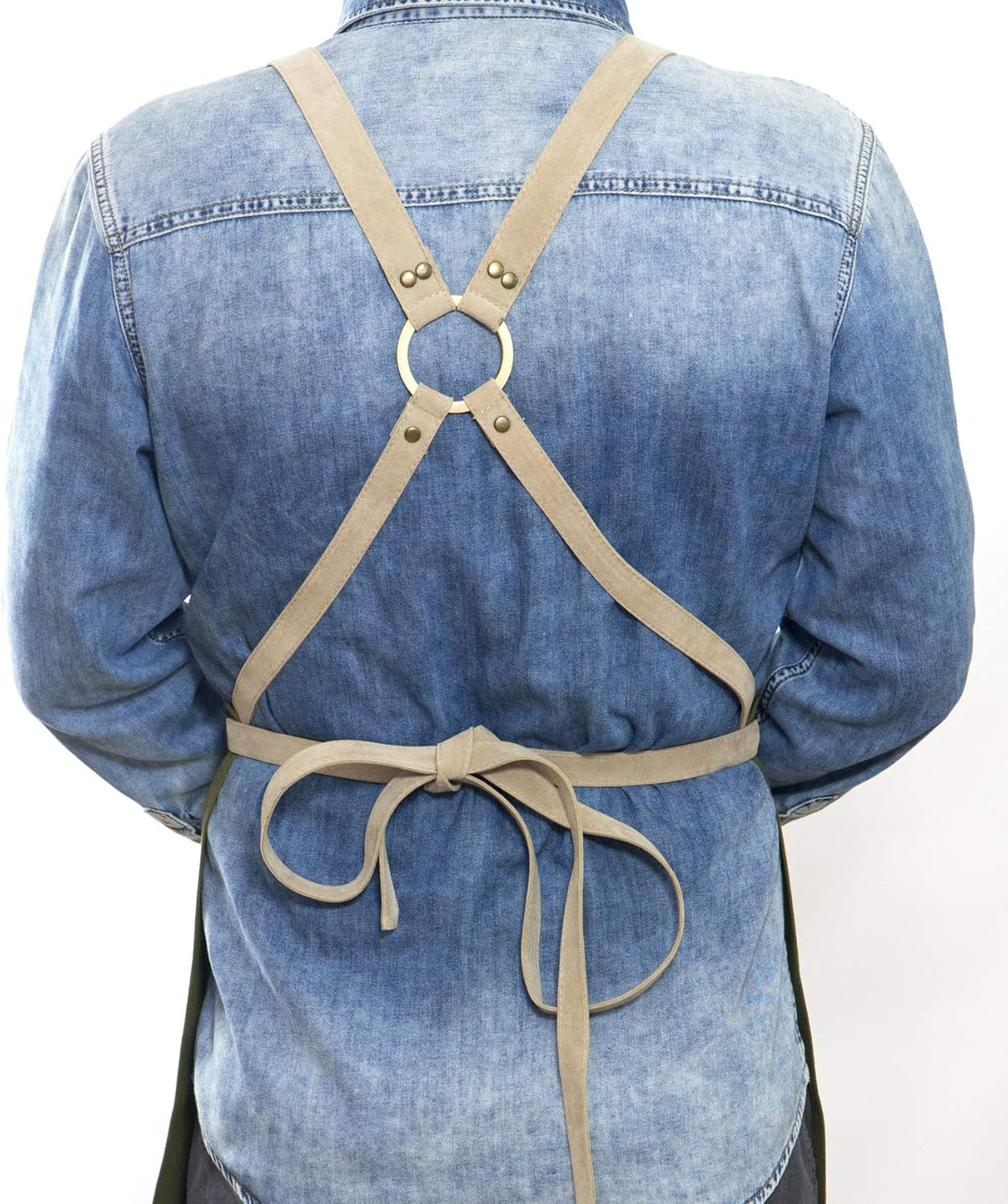 Men and Women Apron for Kitchen, Gardening, Artist, Chef, Work | Canvas, Waterproof, Adjustable Straps Unisex