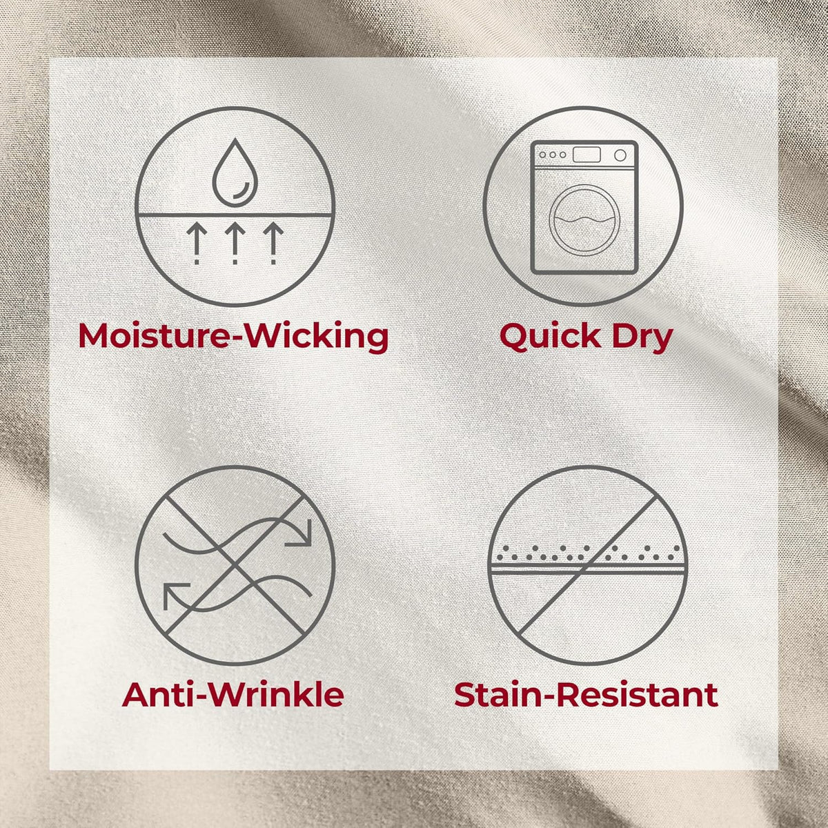 Mellanni Twin XL Sheets Set - 3 PC Iconic Collection Bedding - Hotel Luxury, Extra Soft, Cooling Bed Sheets - Wrinkle, Fade, Stain Resistant (Twin Extra Long, Beige)