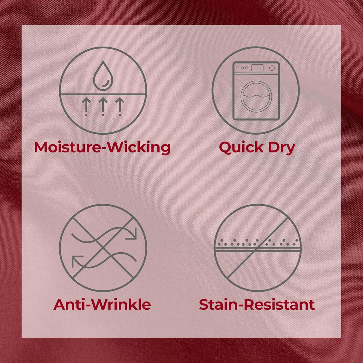 Mellanni Twin Sheets Set - 3 PC Iconic Collection Bedding - Hotel Luxury, Extra Soft, Cooling Bed Sheets - Wrinkle, Fade, Stain Resistant (Twin, Brick Red)