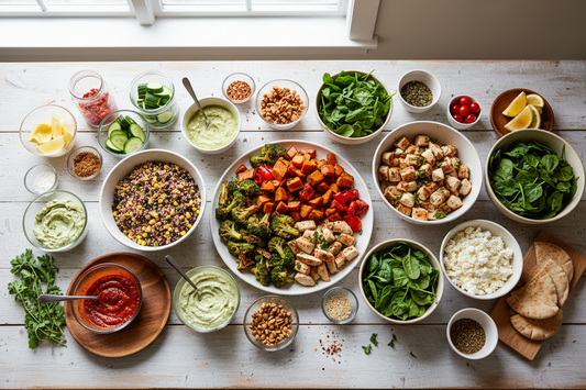 "Buffet Style" Meal Prep for People Who Hate Leftovers