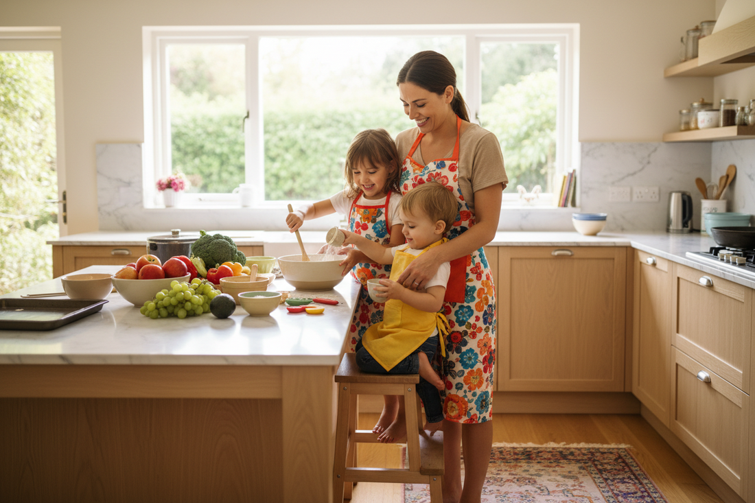 Cooking with Kids: Creating Safe and Fun Family Memories in the Kitchen