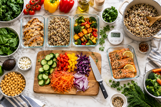 One Hour, Five Easier Dinners: A Flexible Prep Plan for the Week Ahead