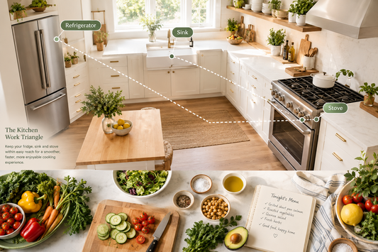 The Modern "Kitchen Triangle": How to Optimize Your Prep Space for Faster Dinners