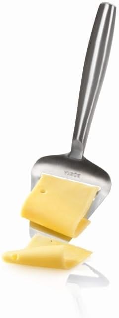 Boska Stainless Steel Cheese Slicer - Copenhagen For All Types of Cheese - Multi-Functional Cheese Slicer - Handheld Slicer - Silver Non-Stick - Dishwasher Safe - For Kitchen Cooking