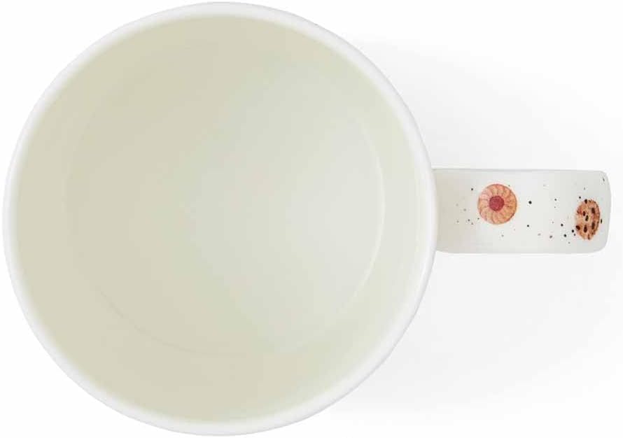 Royal Worcester Wrendale Designs Farmhouse Style Mug, Diet Starts Tomorrow - 14 oz Fine Bone China Mug with Hamster Illustration for Cozy Kitchen Vibes - Floral Drinkware for Daily Comfort