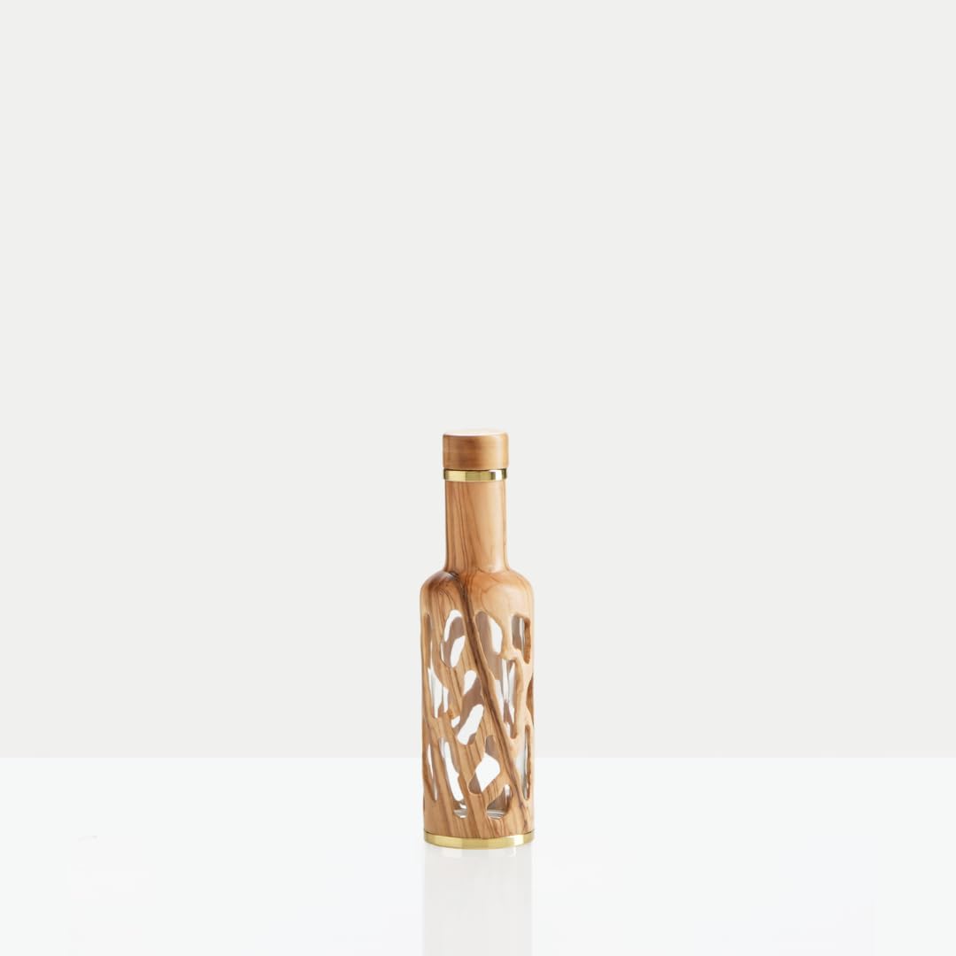 Olive wood bottle - Roots Design - 50ml