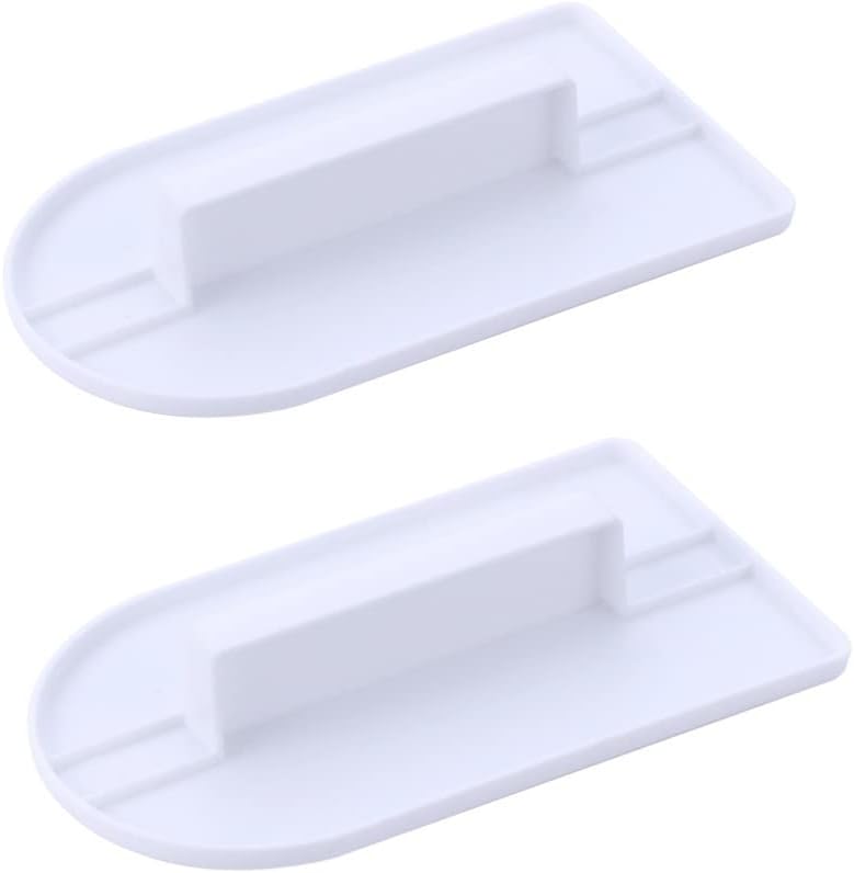 AKOAK 2 PCS Fondant Smoothing Tool Cake Decorate Smoother Polisher 14.5 x 8cm