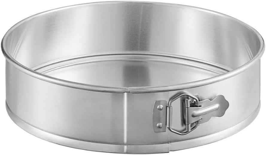 Soro Essentials- 11' x 3'' Deep Aluminum Round Spring Form Pan- Leak Proof Cheesecake Pan Spring Form Pans with Removable Bottom and Quick Release Latch for Baking Cheesecake Cakes
