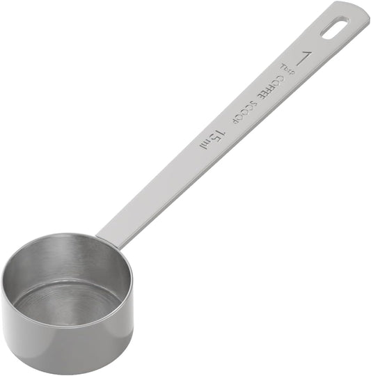 1PCS 1 Tablespoon Coffee Scoop, Long Handle Measuring Spoon, One tbsp (15ml) Stainless Steel Scooper