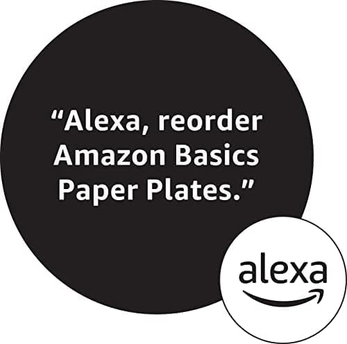 Amazon Basics Everyday Paper Plates, 8.62 Inch, Disposable, 300 Count (Pack of 2)