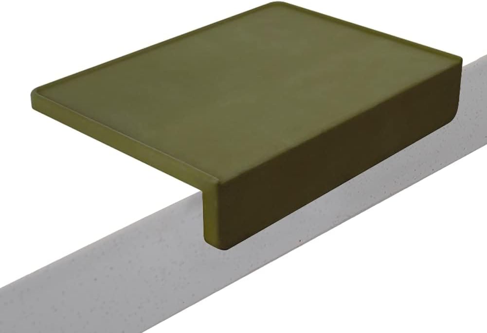watchget Espresso Tamping Mat, Coffee Tamper Mat, Olive Silicone Food Grade Pad, 8Inch X 6Inch Coffee Tamp Station, Espresso Accessory, Waterproof and Heat Resistant