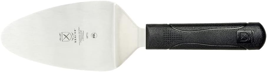 Mercer Culinary Millennia Pie Knife/Server, 5 Inch x 3 Inch Blade, Black Handle