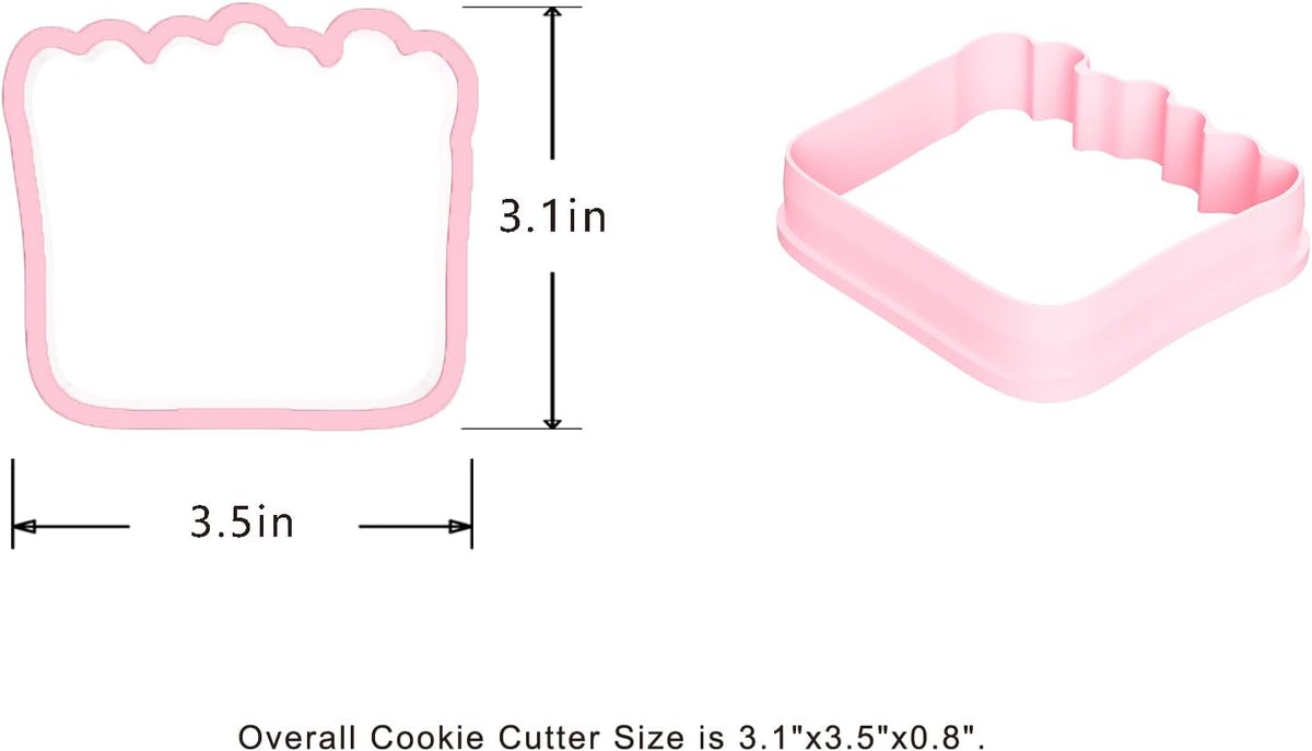 Birthday Candle Cookie cutter and stencil set Baking stencils and cutters bundle DIY bakery decorating kit Cookie cutter with stencils Icing stencil BIRTHDAY CANDLES CUTTER/STENCIL)