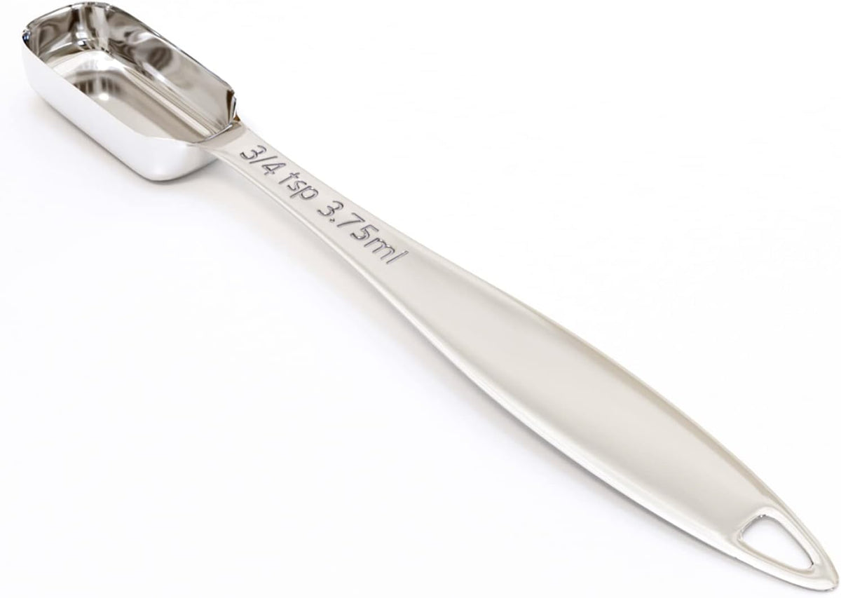1PCS 3/4Teaspoon (3.75ml) Single Measuring Spoon, Individual Stainless Steel Long Handle Measure Tablespoon Only