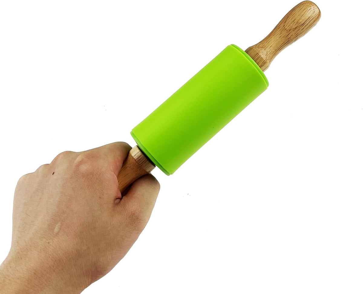 12 Pack Mini Small Rolling Pin for Kids, 9 Inch Kids Rolling Pin Wooden Handle