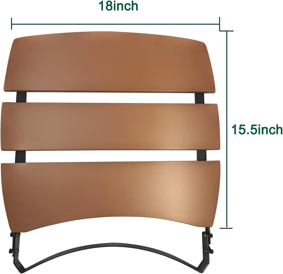 Side Shelves Big Green Egg Accessories, Composite 3 Slat Egg Mates for Large Big Green Egg with Folding Side Shelves Replacement Parts Grill & Smoker Accessories