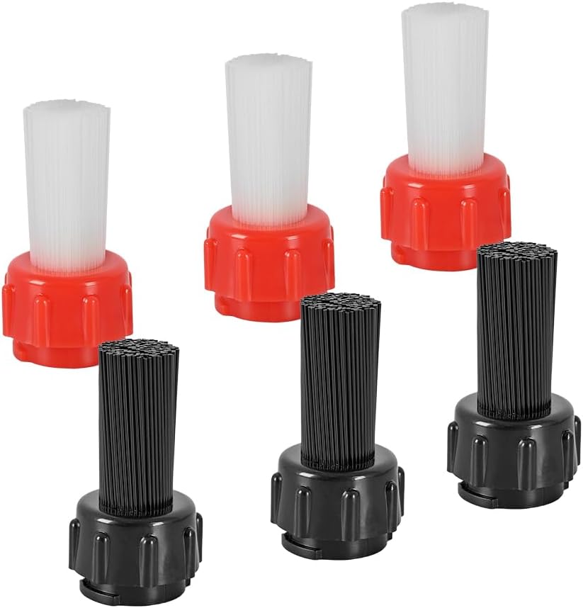 Espresso Machine Cleaning Brush Kit - CAFEMASY 6pcs Replacement Coffee Cleaning Brush Head