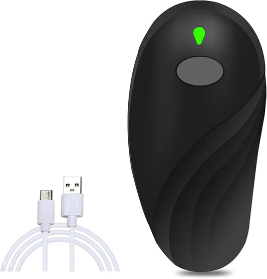 Rechargeable Auto Electric Can OpenerTouch Side Cut Opener Open Your Cans with A Simple Press of Button - Automatic,Smooth Edge,Food-Safe,for Kitchen for Seniors with Arthritis Small Size (Black)