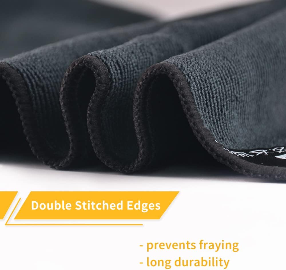 CAFEMASY Barista Towels Espresso Bar Accessories 4 Pack Soft Absorbent Non-Abrasive Micro Cleaning Cloth for Barista to Clean Steam Wand Coffee or Espresso Machine