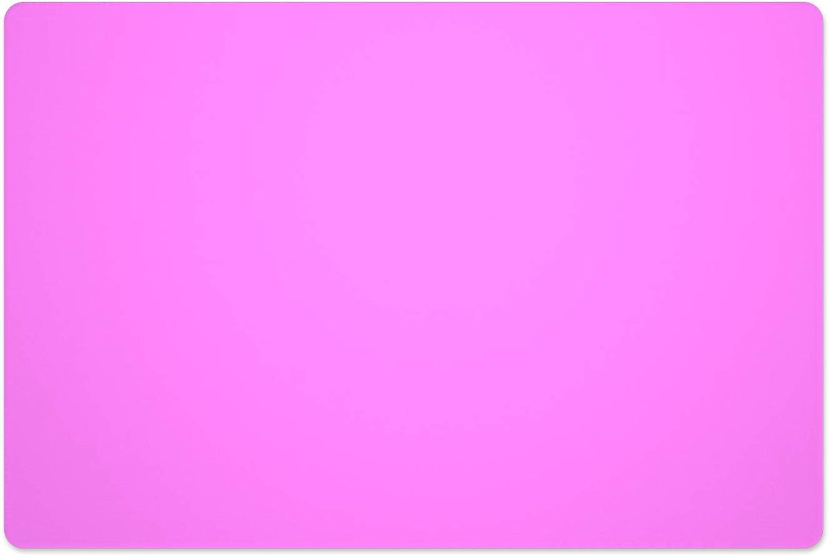 Silicone Placemats, Food-Grade Non-Slip Waterproof, Dining, Stain Resistant, Countertop Protector, Kitchen Counter Mat, Heat Resistant, Baking mat Dishwasher Safe (23.6"×15.7"-1pack, Rose)