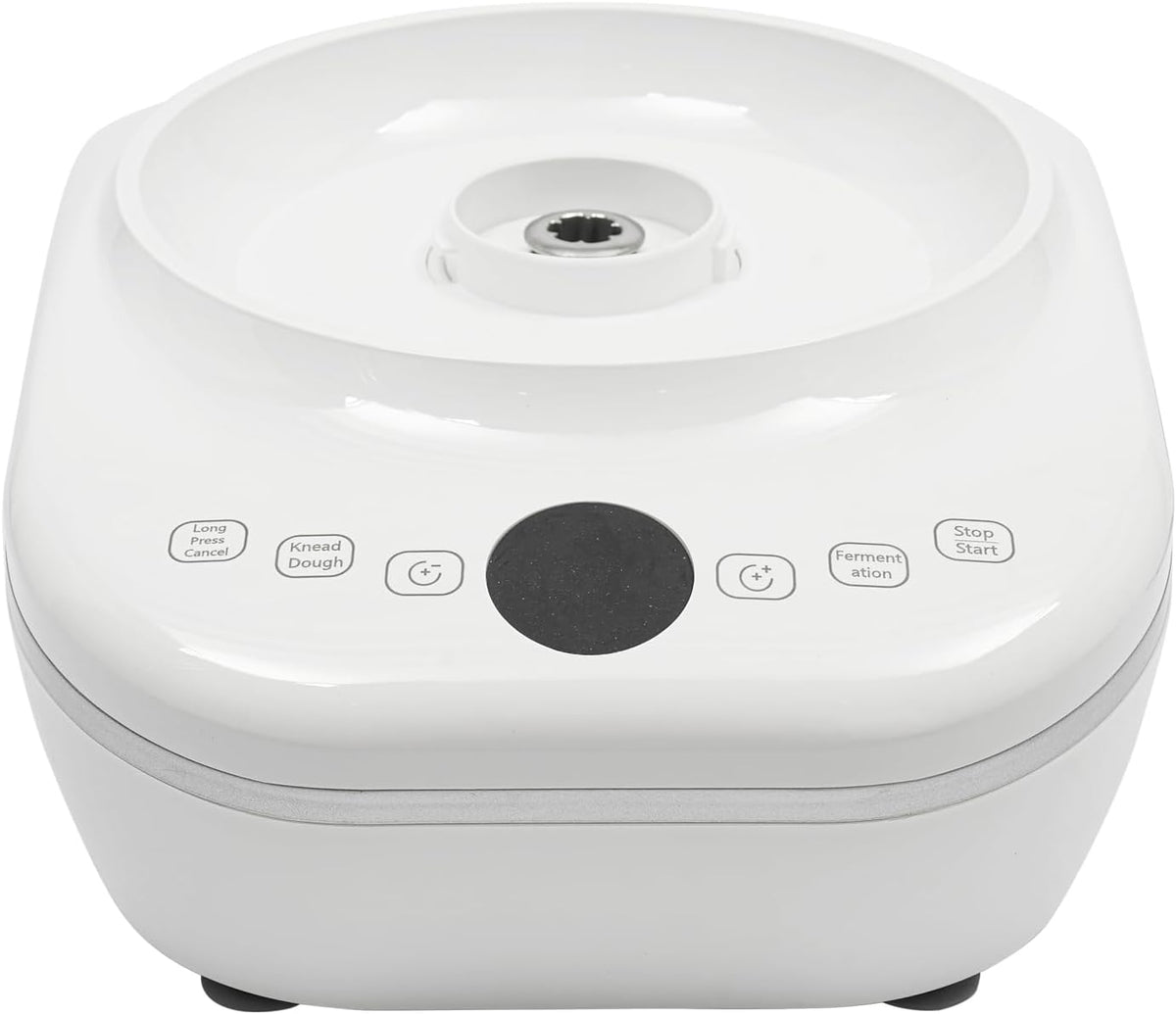 Electric Dough Maker with Ferment Function, 5L/ 4.5Qt 200W 304 Stainless Steel Dough Mixer Machine, Commercial Bread Mixer for Roti Bread Pizza Baking Dumpling Dough & Sourdough(White)