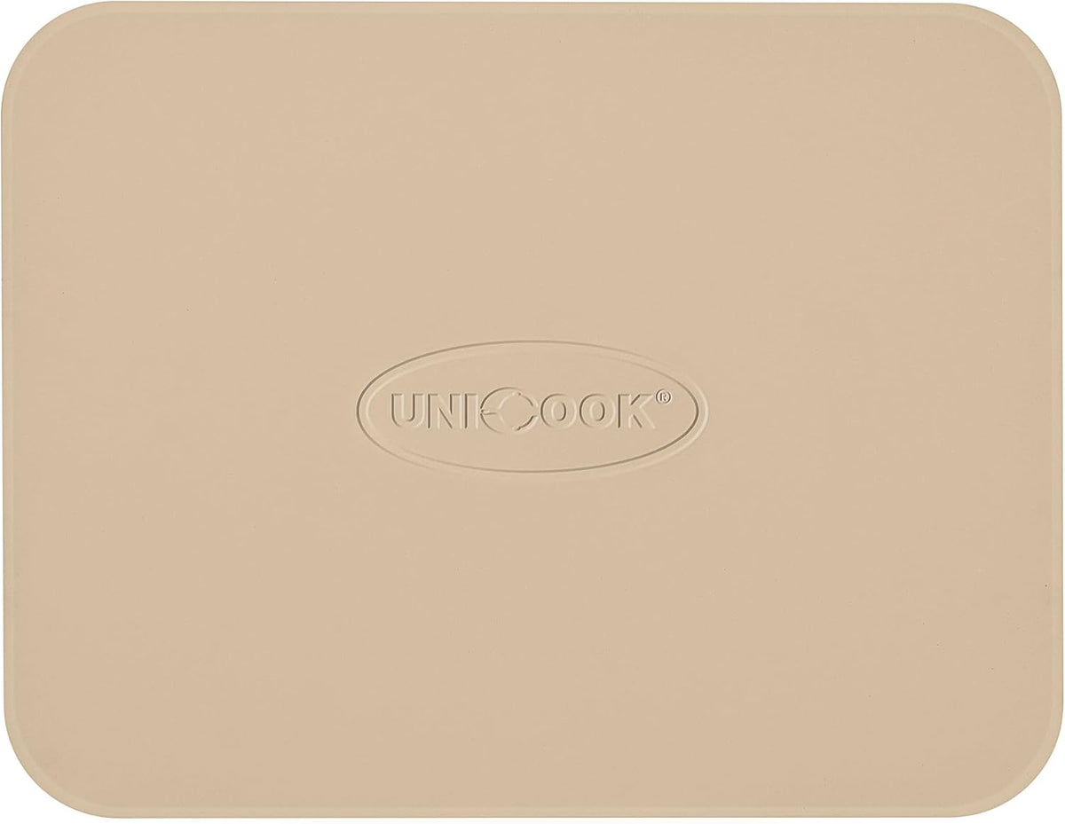 Unicook 15 x 12 Inch Pizza Stone for Oven and Grill, Cordierite Rectangular Baking Stone, Thermal Shock Resistant, Ideal for Baking Crispy Pizzas, Bread and Cookies